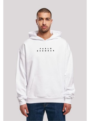 Swozz Pablo Escobarr Ön ve Sırt Baskılı 3 Iplik Kalın Kışlık Özel Tasarım Unisex Oversize Sweatshirt Hoodie