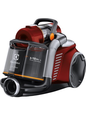 Electrolux Turbo Başlıklı Premium Torbasız Elektrikli Süpürge, 4 Aşamalı Filtreleme Sistemi, Hepa Filtreli, Ultra Emiş Güçlü, Luciole Lambader Hediye