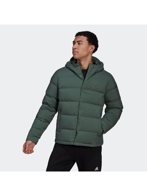 OEM Adidas Helionic Ho Jkt Erkek Yeşil Günlük Stil Mont HG8749