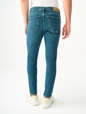 Loft Erkek Jean Pantolon Petrol LF2037021 Justin Skinny