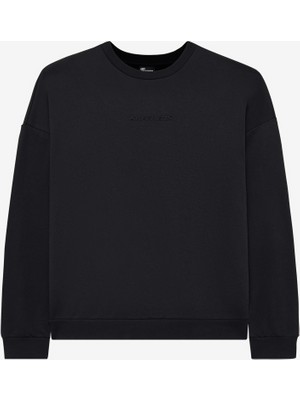 Skechers M Essential Crew Neck Sweatshirt Erkek Siyah Sweatshirt S242113-001