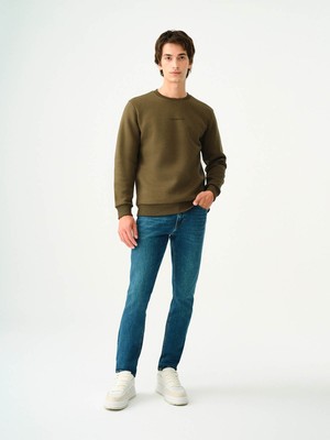 Loft Erkek Jean Pantolon Petrol LF2037020 Ricardo Slim Fit