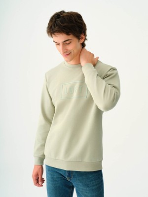 Loft Erkek Sweatshirt Açık Yeşil LF2037097
