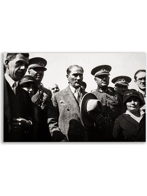 Vientex Mustafa Kemal Atatürk Şapka Inkılabı Portre Tablosu - ATC108