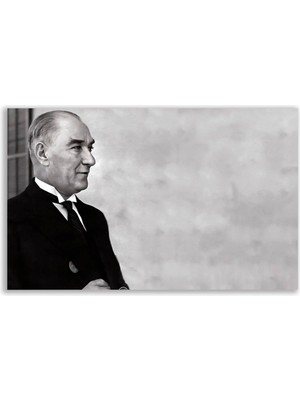 Vientex Mustafa Kemal Atatürk Gülümserken Portre Tablosu - ATC111