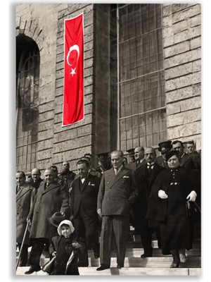 Vientex Mustafa Kemal Atatürk ve Ülkü Portre Tablosu - ATC113