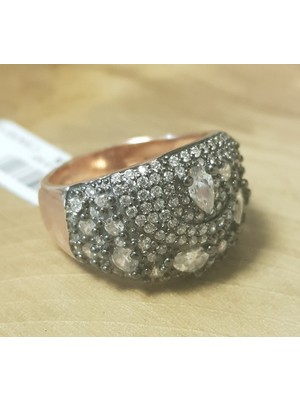 Canka Elmas Model Gümüş Yüzük