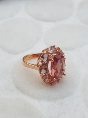 Canka Sultanit Taşlı Gümüş Yüzük