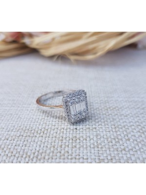 Canka Baget Gümüş Yüzük