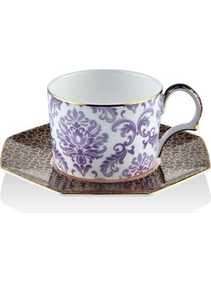 Lamedore Tea Delight  Çay Fincanı Iris Purple Blooming Baroque 1 Adet