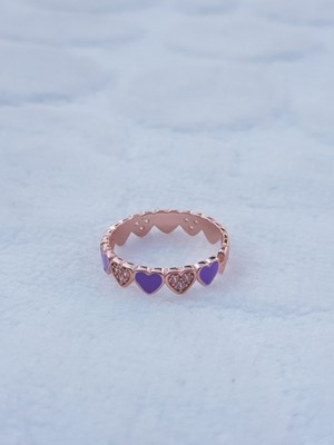 Canka Kalpli Mineli Gümüş Yüzük