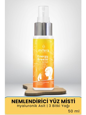 Mitera Botanicals Energy Breeze Yüz Nem Spreyi - Turunç Yaprağı Yağlı Aromaterapi Hyalüronik Tonik Sprey 50ml- Gün Içinem