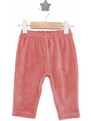 HelloBaby HelloBaby Basic Kadife Eşofman Alt Kız Bebek