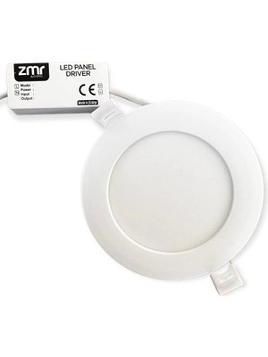 ZMR 12W Sıvaaltı Panel LED Armatür 3000K (Günışığı)