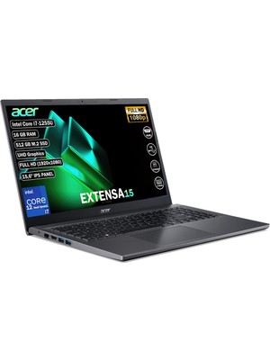 Acer Extensa 215-55 I7-1255U 16 GB 512 GB SSD 15.6" Full Hd IPS Freedos NX.EGYEY.004