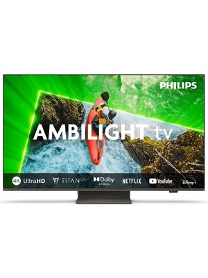 Philips 55PUS8609/62 55'' 139 Ekran Uydu Alıcılı 4K Ultra HD LED Dolby Atmos Titan Os Ambilight TV