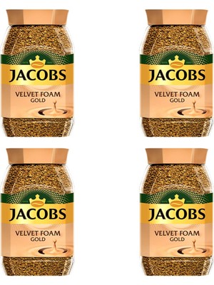 Jacobs Velvet Foam Gold 100 Gram x 4 Adet