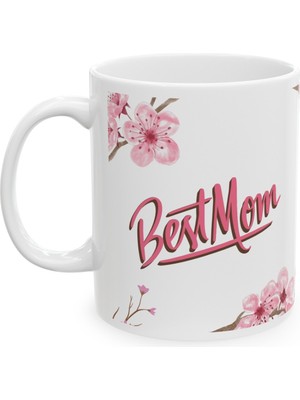 Dreamgift -Annelere Tatlı Bir Sürpriz: Best Mom Kupa, French Press ve Kuru Çiçek Demeti Seti