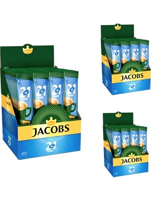 Jacobs 2 Sı 1 Arada 40'lı x 3 Adet