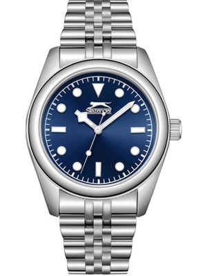 Slazenger SL.09.2426.1.03 Klasik Tasarım Fosforlu Kadran 5 Atm Suya Dayanıklı Çelik Jübile Kordonlu Metalik Renk Erkek Kol Saati