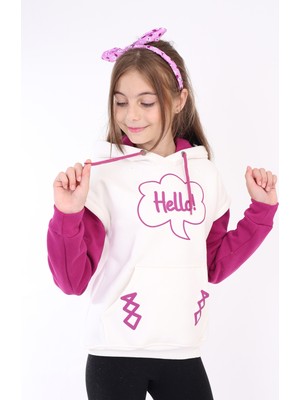 Toontoy Kız Çocuk Baskılı Sweatshirt