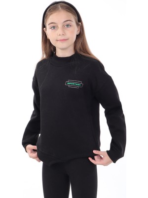 Toontoy Kız Çocuk Baskılı Sweatshirt