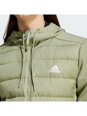 adidas Sportswear IX8915 Essentials Hybrid Down Hooded Jacket