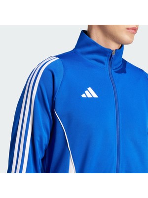 adidas Tiro 24 Track Erkek Mavi Dik Yaka Ceket