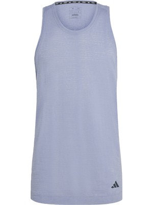 adidas Açık Mavi Erkek Atlet HT4382 Yoga Tank