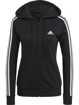 Adidas Sportswear GL0792 Essentials French Terry 3-Stripes Full-Zip Hoodie