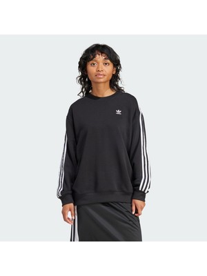 adidas Originals IU2423 3-Stripes Oversized Crew Sweatshirt