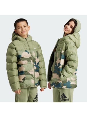 Adidas Sportswear IW0545 Synthetic Down Allover Print Jacket