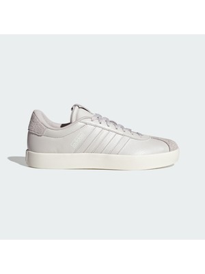 Adidas Sportswear IH4798 Vl Court 3.0 Shoes Erkek Gri Suni Deri Ayakkabı 42,5 Nefes Alabilir Yapı ile Koşu ve Yürüyüş İçin İdeal
