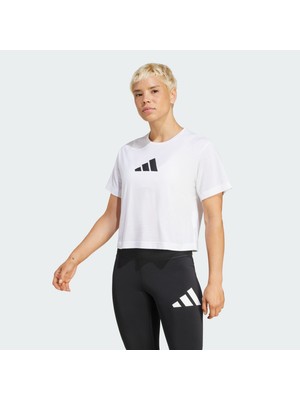 Adidas Performance JG8615 Train Essentials Big Logo Performance Training Tee