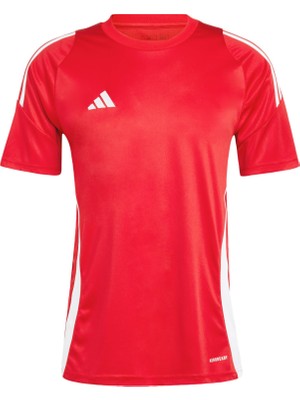 Adidas Tiro 24 Jersey Erkek Kırmızı Yuvarlak Yaka Tişört