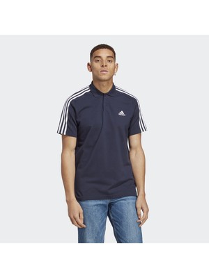 Adidas Sportswear IC9311 Essentials Piqué Embroidered Small Logo 3-Stripes Polo Shirt