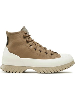 Converse Logolu Kalın Tabanlı Su Geçirmez Deri Bilekli Sneaker Ayakkabı Kadın Ayakkabı A04634C 244