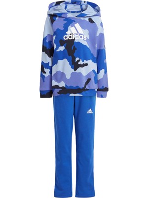 Adidas Sportswear IY4301 Essentials Allover Print Hoodie Set Kids