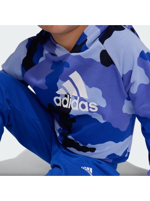 Adidas Sportswear IY4301 Essentials Allover Print Hoodie Set Kids