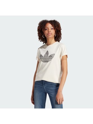 Adidas Originals IJ7067 Trefoil Monogram Infill Tee