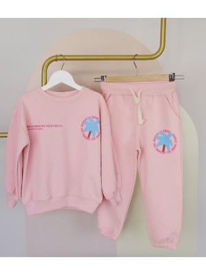 Samy Kids Pembe Palmiye Takım