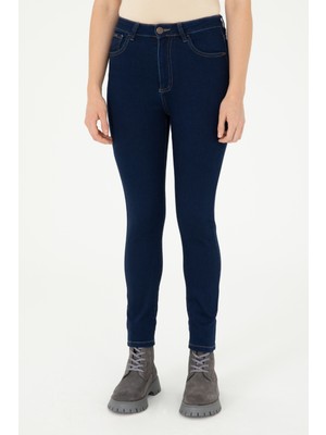 U.S. Polo Assn. Kadın Mavi Jean Pantolon 50296013-DN0013