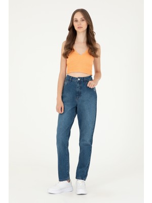 U.S. Polo Assn. Kadın Mavi Jean Pantolon 50282809-DN0022