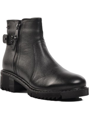 Venüs 1950807k Içi Polarlı  Siyah Kadın Bot