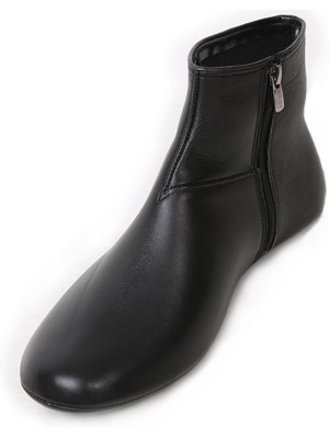 Mest Hakiki Koyun Derisi Siyah - Pamuk Astarlı