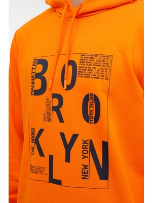 Kinetix ml Brooklyn 17BRKLYN 3pr Turuncu Erkek Sweatshirt