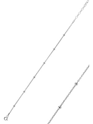 Mediterian 925 Ayar Gümüş Top Bileklik, Zarif ve Şık Tasarım ile Günlük Kullanım İçin Idealdir