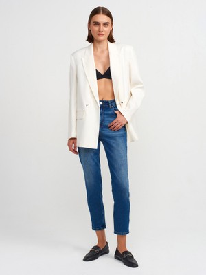 Dilvin 71682 Comfort Slim Fit Denim Pantolon-Lacivert