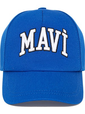 Mavi Logo Baskılı Mavi ŞAPKA6910000-70896