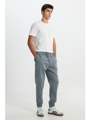 Lee Slim Fit Dar Kesim Normal Bel Dar Paça Lacivert Jogger Pantolon